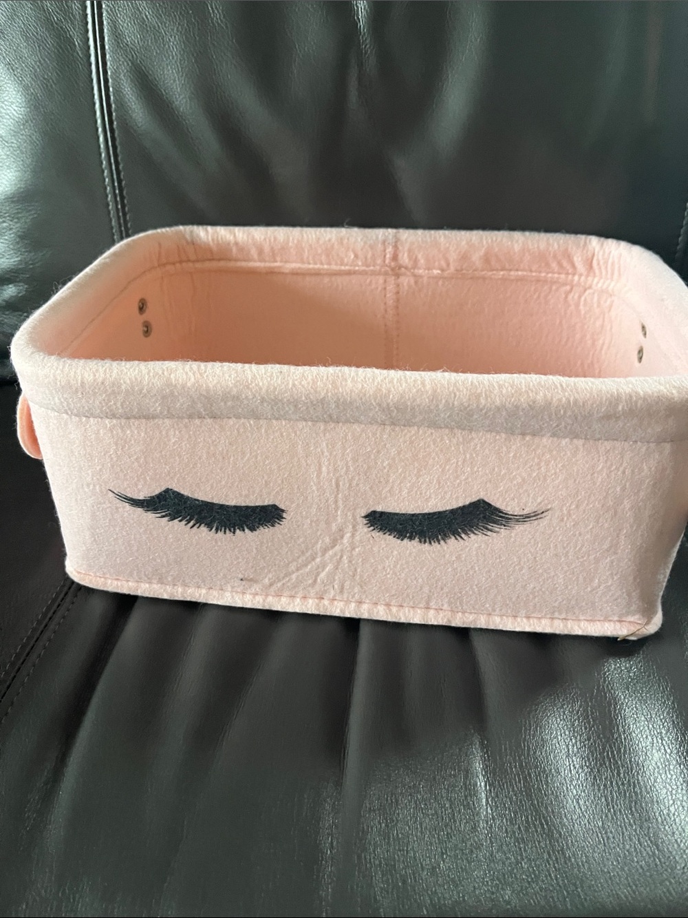 ##🎉🎉🎉❌2/10$ ❌🎉🎉🎉

48.Pink Eyelash Felt Storage Bin
